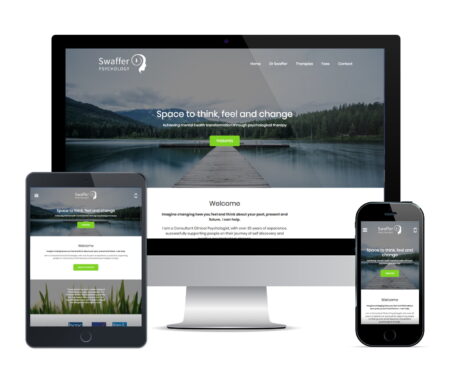 Web design for Swaffer Psychology in Newark
